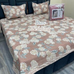 Sterling Contrast Reversible Quilted Bedcover Set – Premium Glace Cotton Luxury with Matching Pillow Covers
